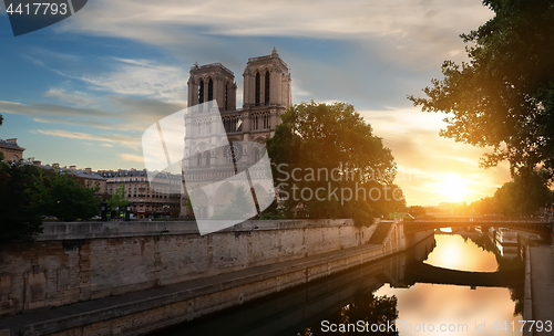 Image of Dawn over Notre Dame