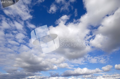 Image of Cumulus clouds