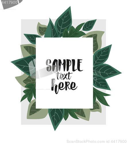 Image of Decoration branches with leaves