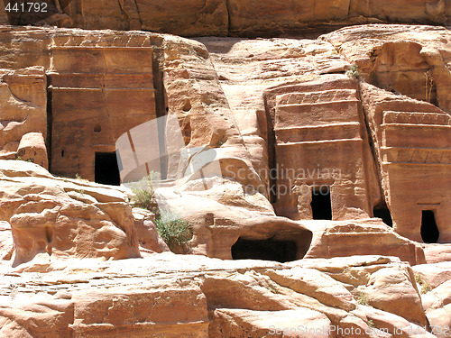 Image of Necropolis in Petra