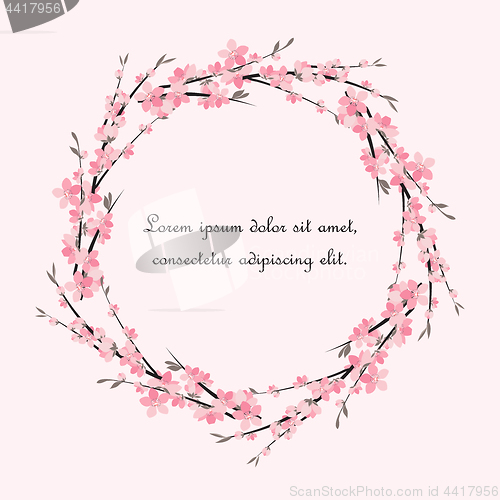 Image of Sakura branch decoration