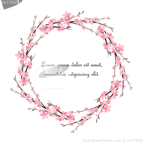 Image of Sakura branch decoration