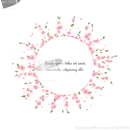 Image of Sakura branch decoration