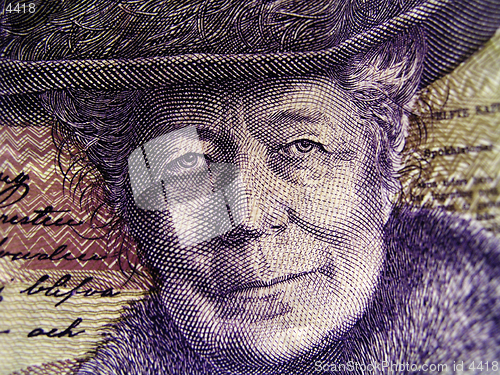 Image of Selma Lagerlof on Note