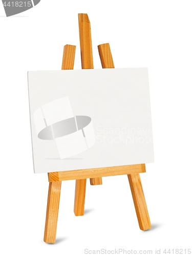 Image of Small easel and canvas