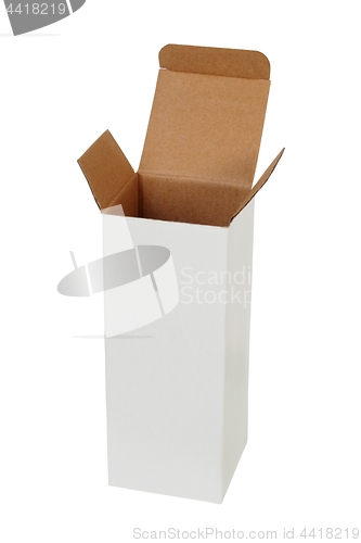 Image of Tall box on white