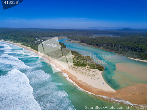 Image of Durras Lake Inlet and Durras Beach