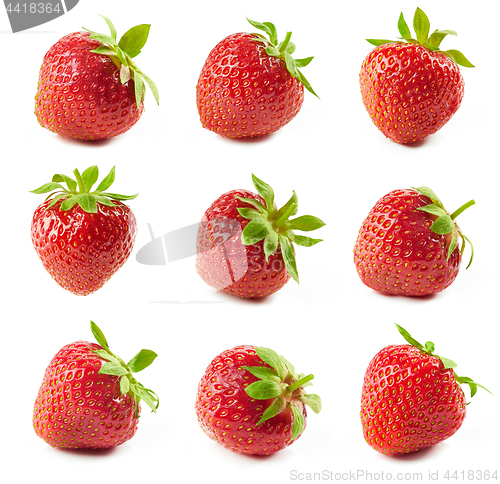 Image of fresh red strawberries