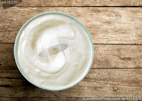 Image of bowl of yogurt