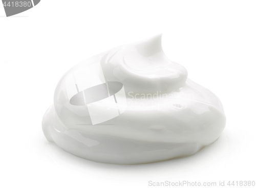 Image of cosmetic cream on white background