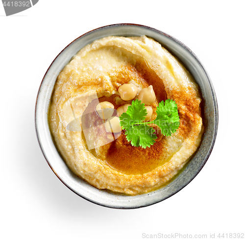 Image of bowl of hummus