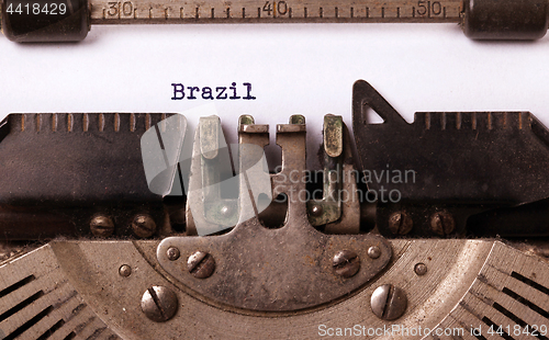 Image of Old typewriter - Brazil