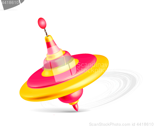 Image of Whirligig toy isolated on white background