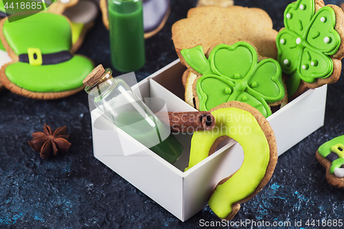 Image of Gingerbreads cookies for Patrick\'s day