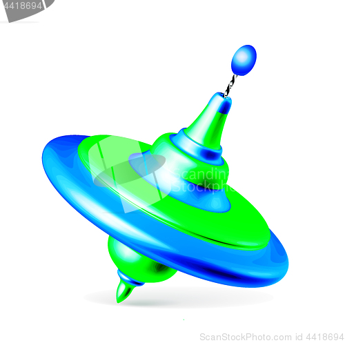 Image of Whirligig toy isolated on white background
