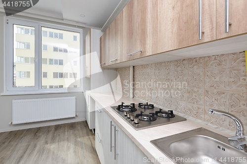 Image of Modern beige kitchen