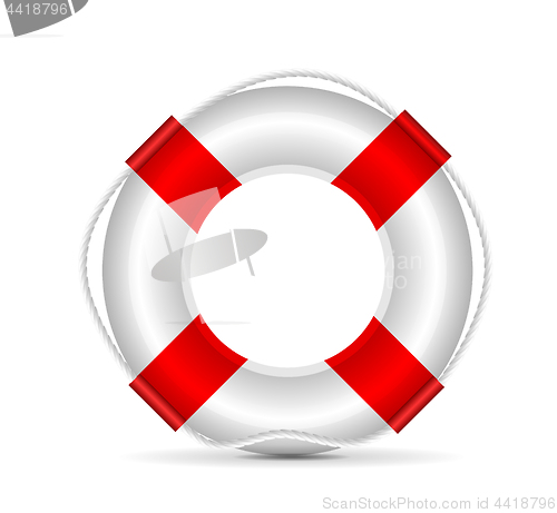 Image of Life buoy vector illustration