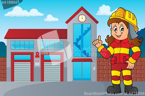 Image of Firefighter woman image 3