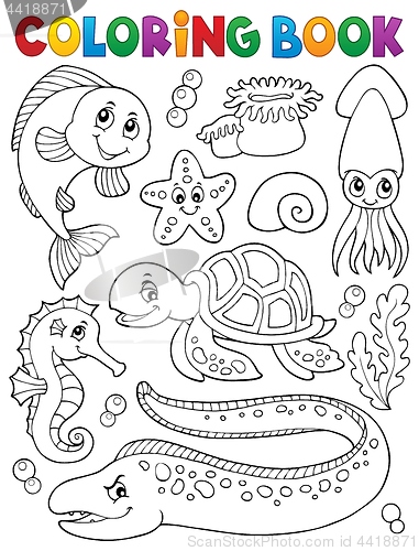 Image of Coloring book sea life collection 1