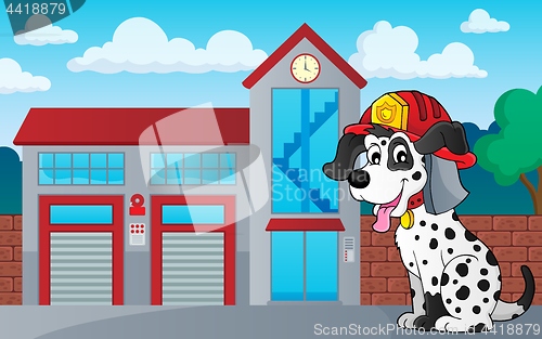 Image of Firefighter dog theme 3