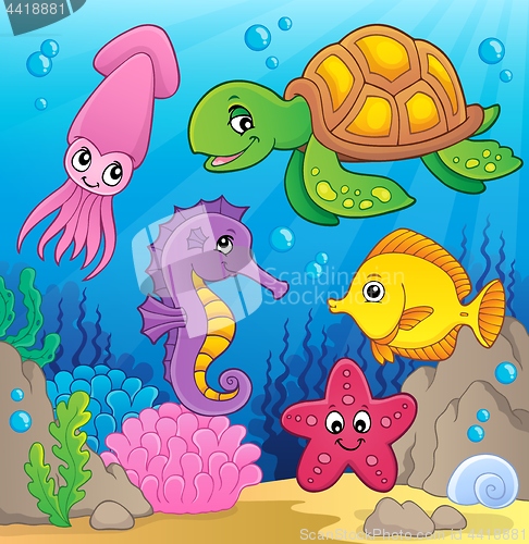 Image of Sea life theme image 1