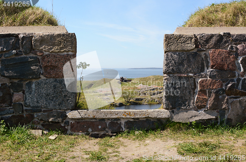 Image of View out to sea from Suomenlinna sea fortress