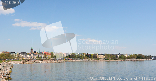 Image of View from the shore of Munkkisaari district, Helsinki