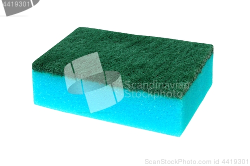 Image of Cleaning sponge on white