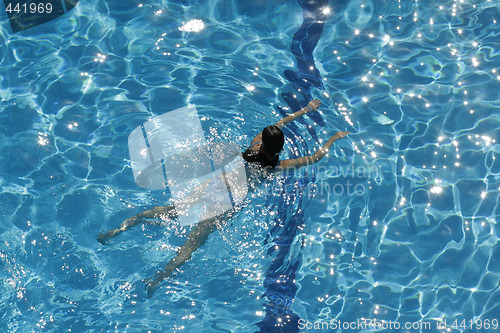 Image of Swimming girl