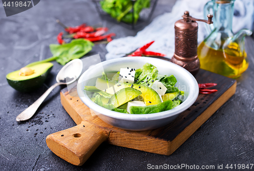 Image of avocado with feta