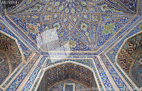 Image of Interior of Ulugbek Madrasah in Samarkand