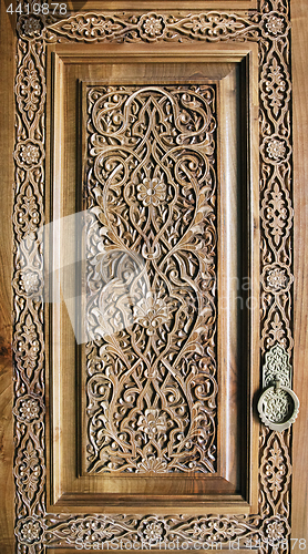 Image of Traditional wood carving, Uzbekistan