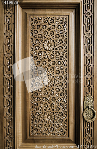 Image of Traditional wood carving, Uzbekistan