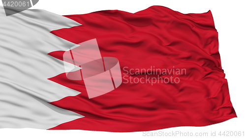 Image of Isolated Bahrain Flag