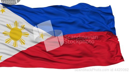 Image of Isolated Philippines Flag