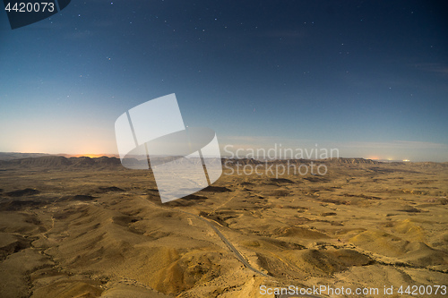 Image of Desert landscape in Israel