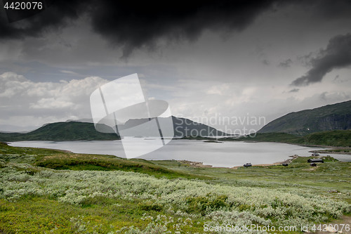 Image of Mountain nature landscape in Morway summer