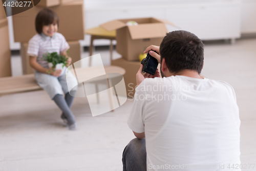 Image of Photoshooting with kid model