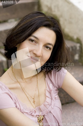 Image of ttractive smiling woman