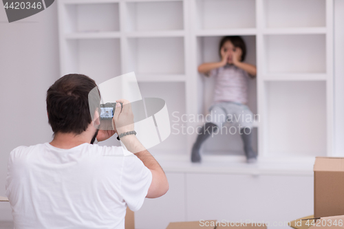 Image of Photoshooting with kid model