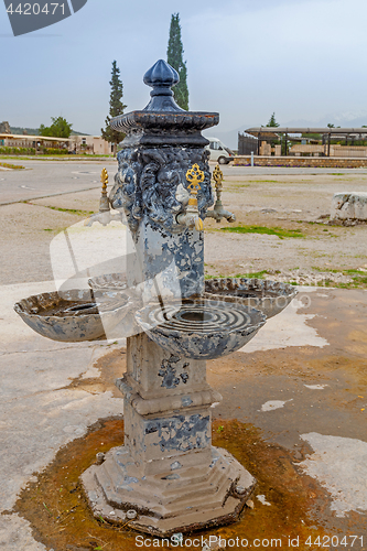 Image of Ancient decorative turkish tap.