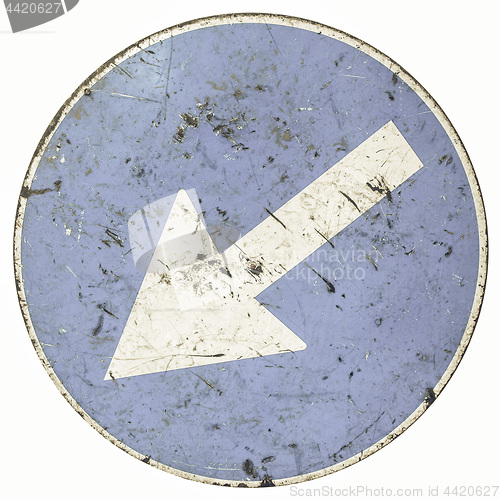 Image of Vintage looking Arrow sign