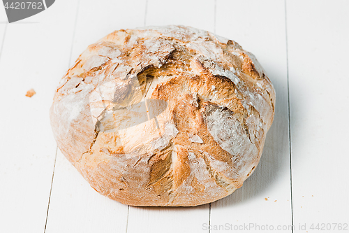 Image of bread on a white background