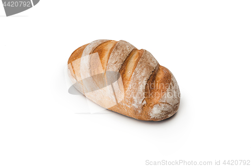 Image of bread on a white background