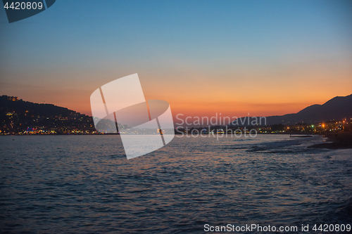 Image of Evening at Alanya coast