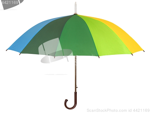 Image of Rainbow umbrella on white