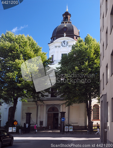 Image of editorial Adolf Fredrik Church Stockholm Sweden