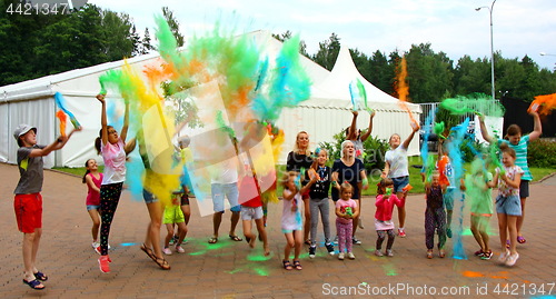 Image of Holi color festival