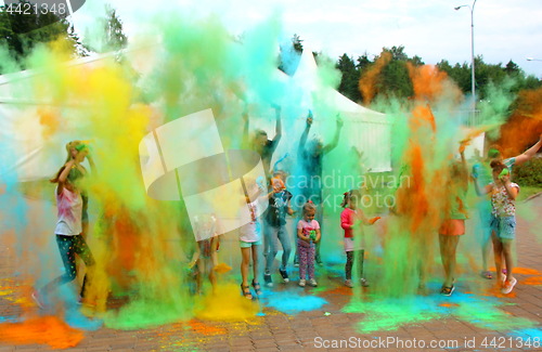 Image of Holi color festival