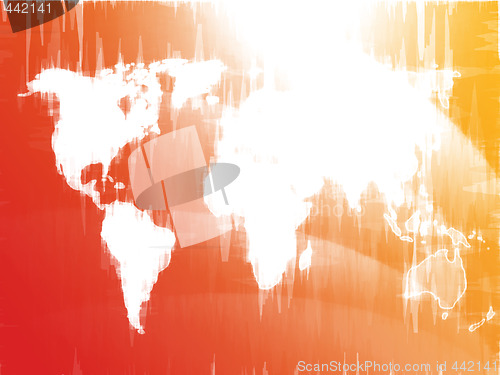Image of Map of the world illustration